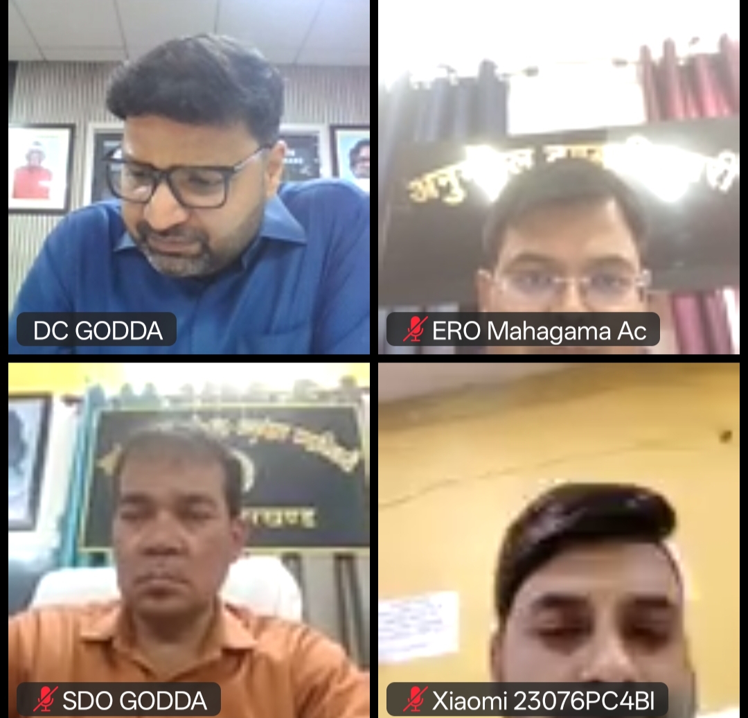 गोड्डा में विशेष गहन पुनरीक्षण (SIR)-2026 : समयबद्ध, त्रुटिरहित और शत-प्रतिशत कार्य सुनिश्चित करें : उपायुक्त